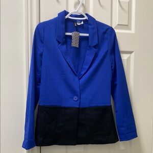 NWT H&M Blue and Black Women's Blazer